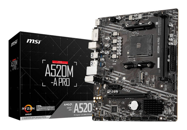 MSI A520M-A Pro Motherboard Amd
