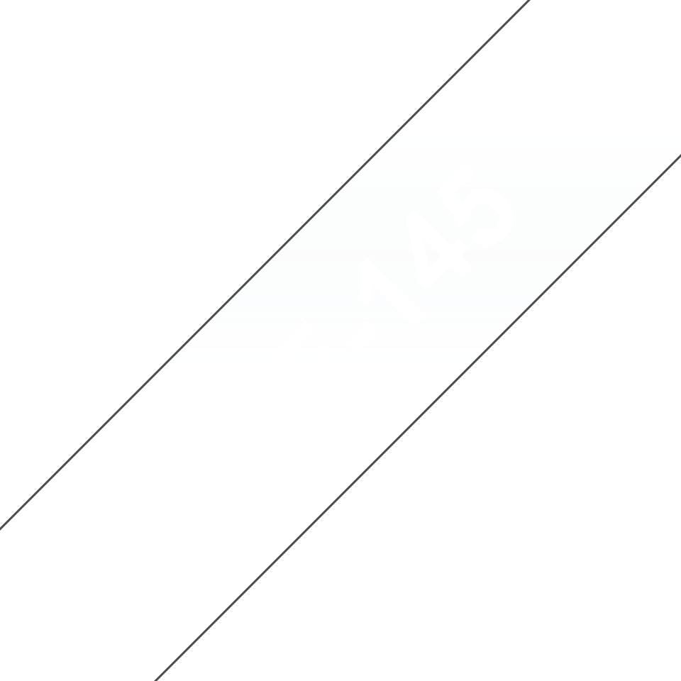 Brother Tape White on Clear 18mm