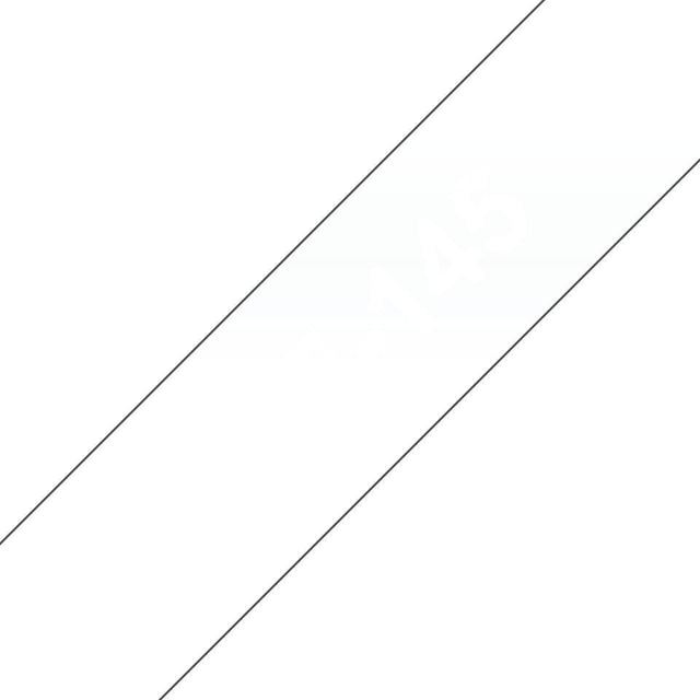 Brother Tape White on Clear 18mm