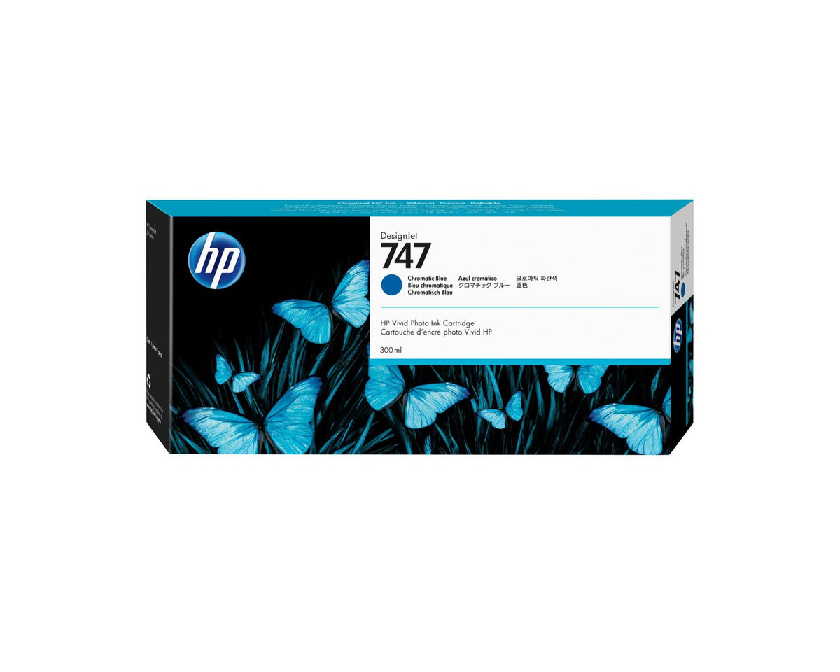 HP 747 300-ml Chromatic Blue