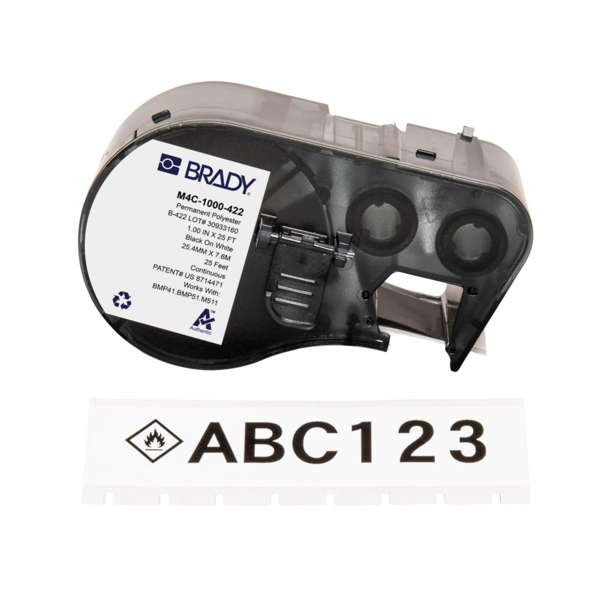 Brady BMP41/BMP51/BMP53/M511 Label