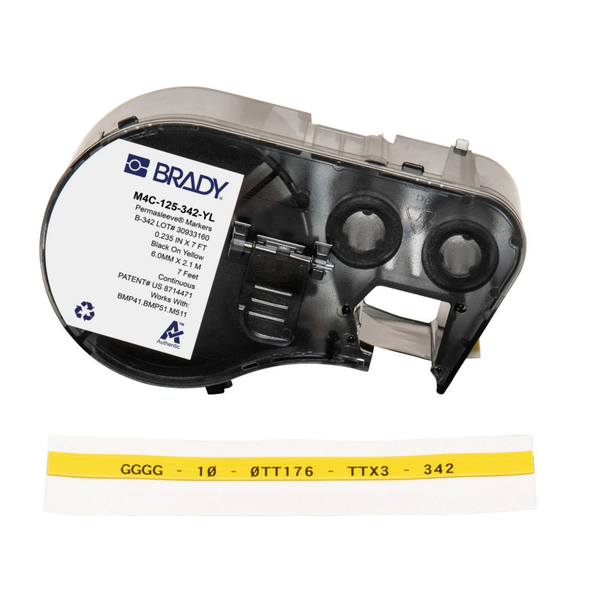 Brady BMP41/BMP51/BMP53/M511 Label