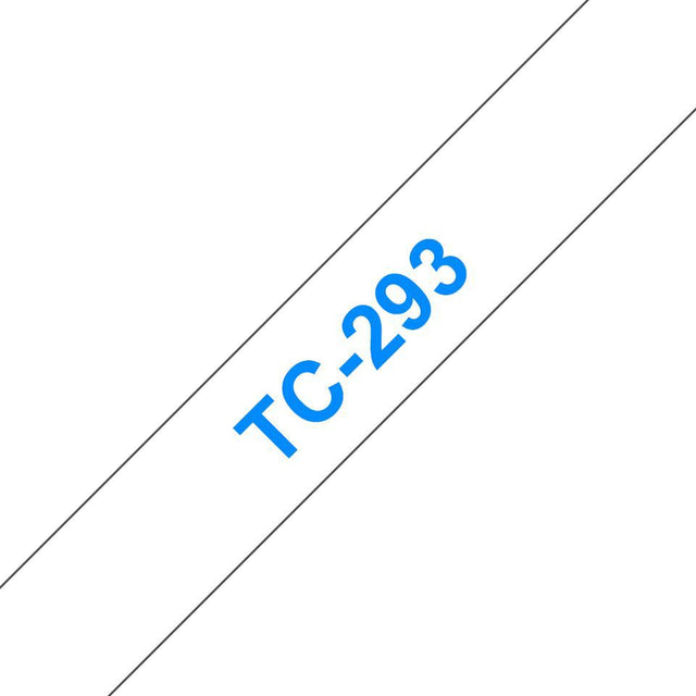 Brother Tape Blue On White 9mm