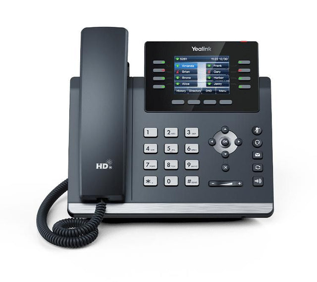 Yealink Ip Phone Grey 8 Lines Lcd