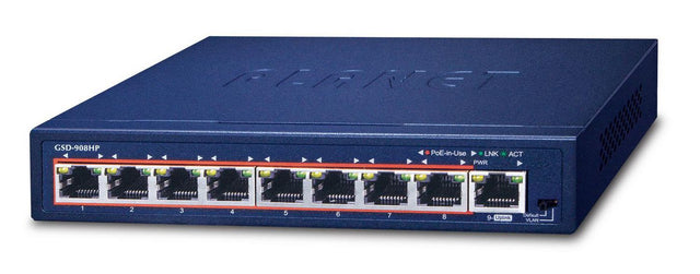 Planet 8-Port 10/100/1000 Gigabit
