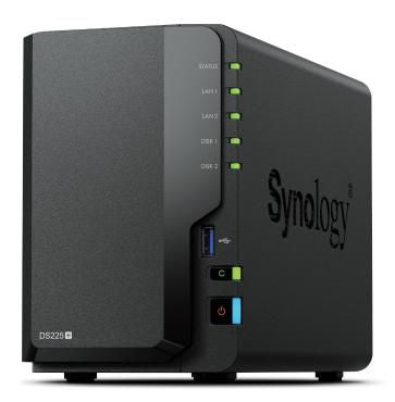Synology Tion Ds225+ 2 Bay Nas Desktop