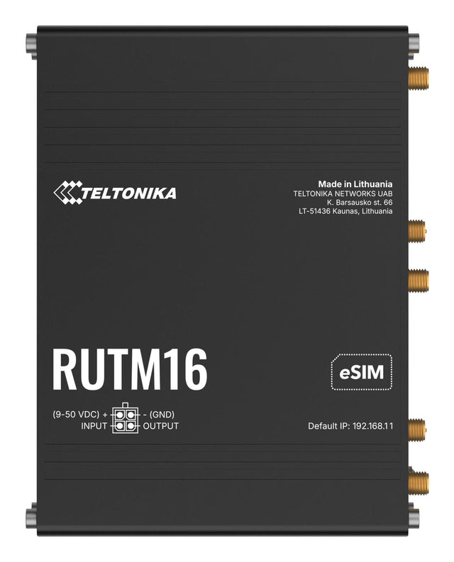 Teltonika Networks RUTM16 (Global, EU PSU) 4G