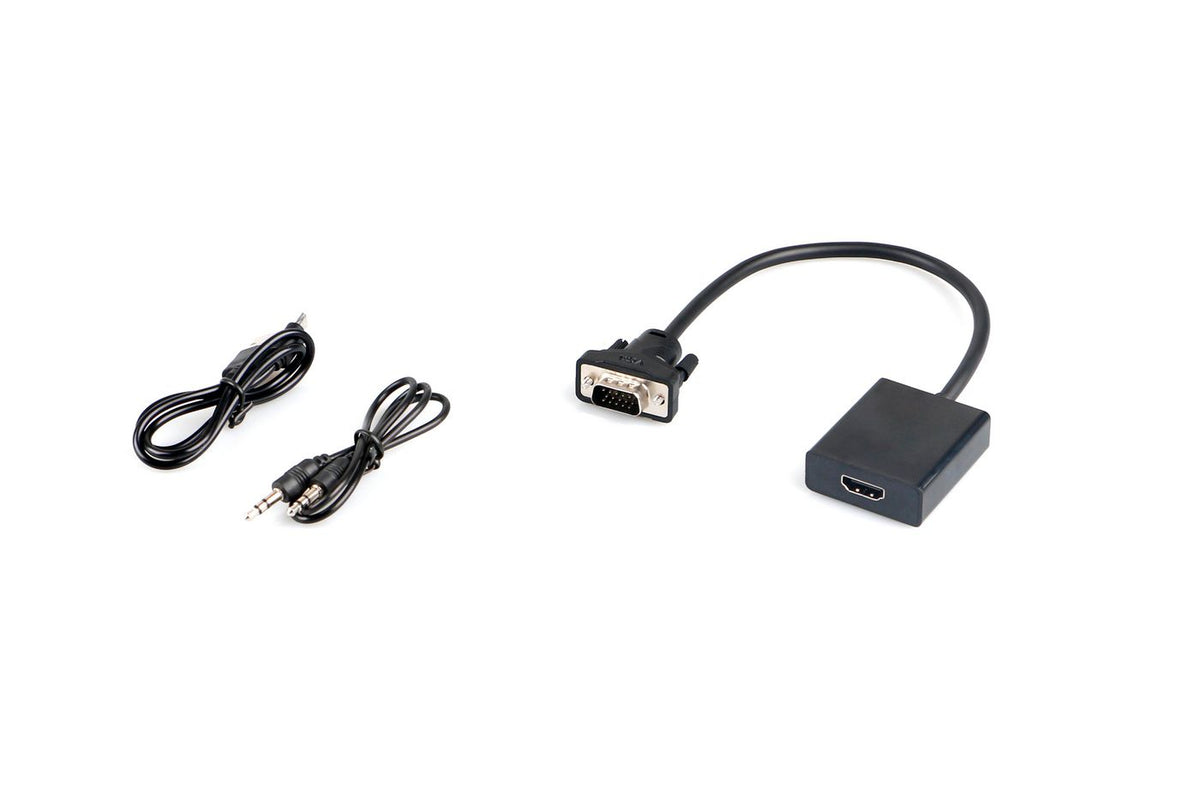 MicroConnect VGA + Audio to HDMI converter