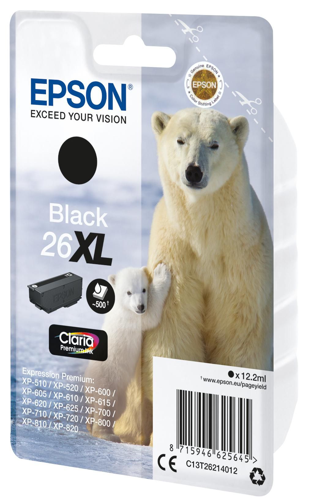 Epson 26XL ink cartri black