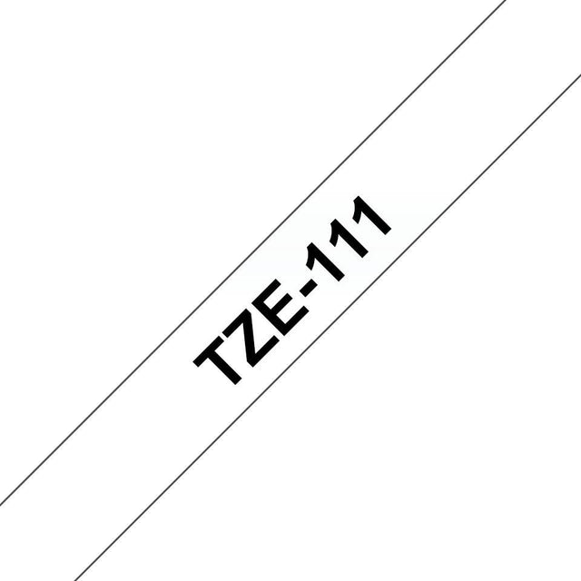 Brother Tape Black on Clear 6mm