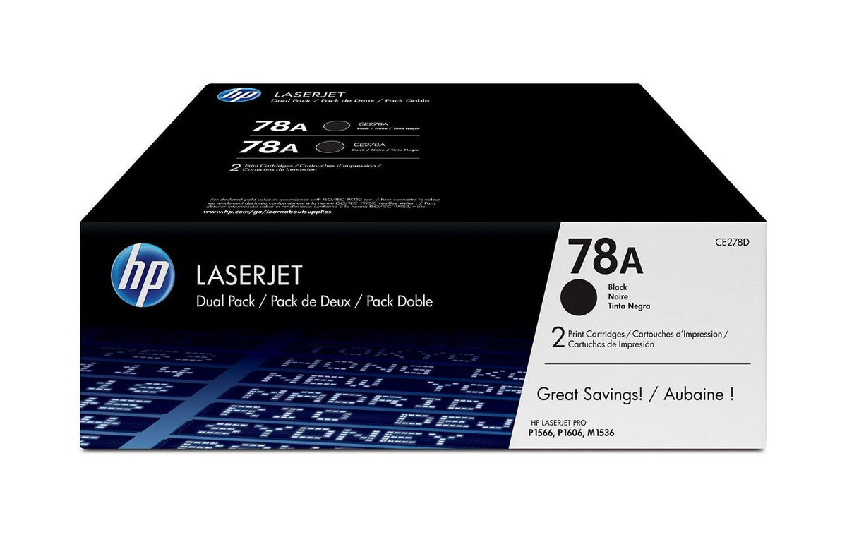 HP Toner Black 78A *2-pack*