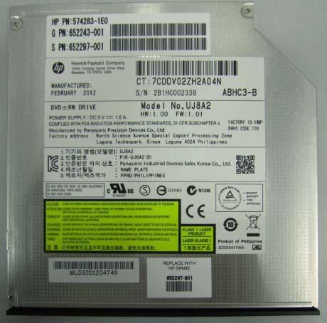 Hewlett Packard Enterprise 9.5MM SATA DVD RW JB KITG8