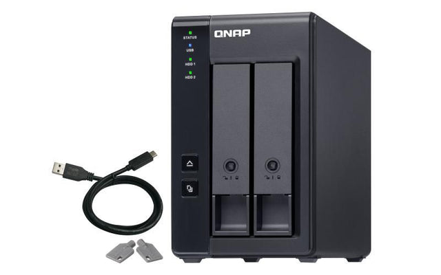QNAP 2 bay NAS