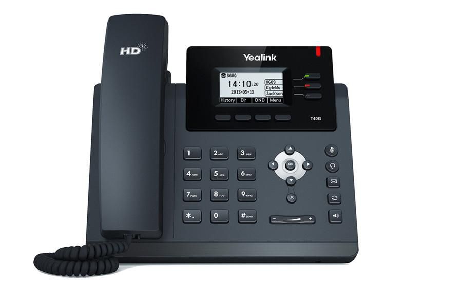 Yealink IP phone Black 3 lines LCD