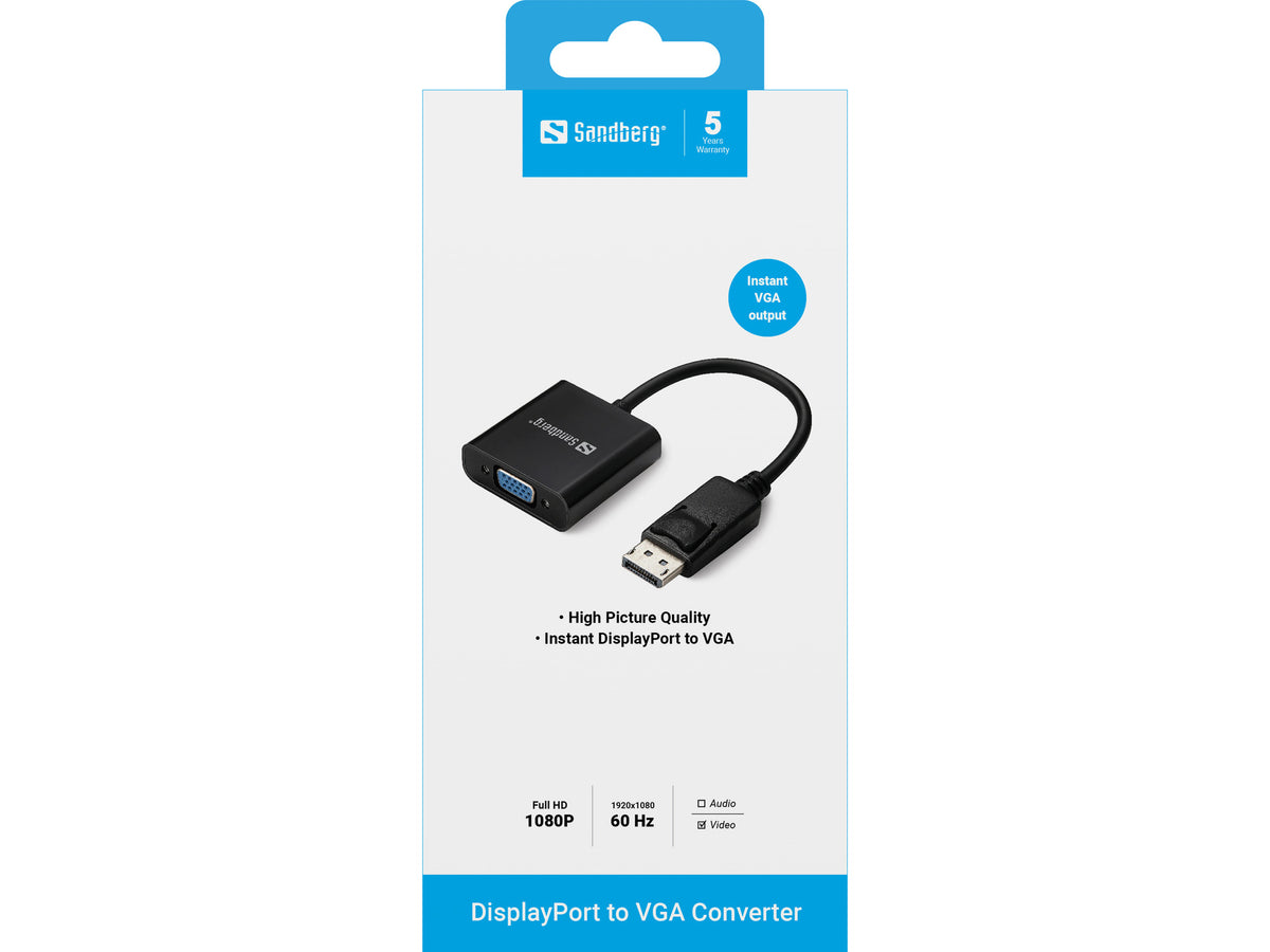 Sandberg Adapter DisplayPortVGA