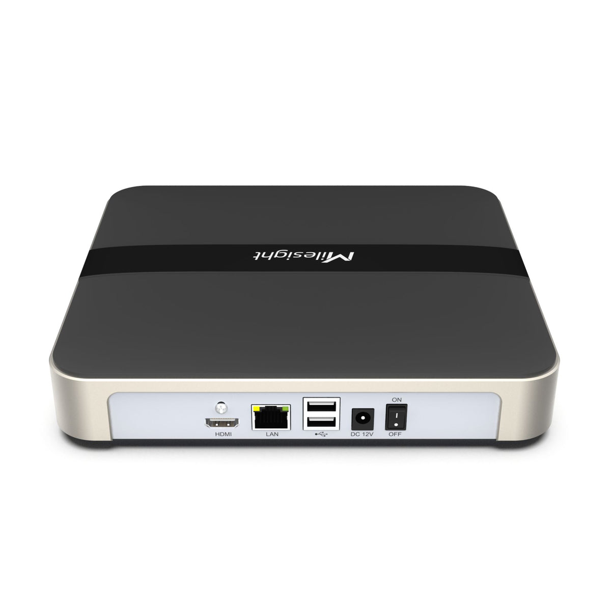 Milesight 8-Channel 4K H.265 Mini NVR 1000, Gold MS-N1008-UC-B