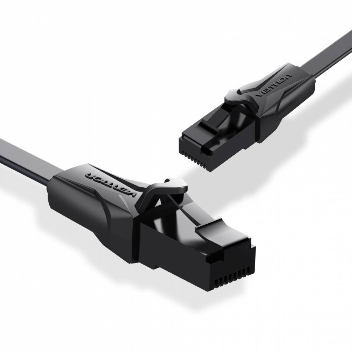 Vention Flat Patch Cable UTP Cat6 5m black IBABJ