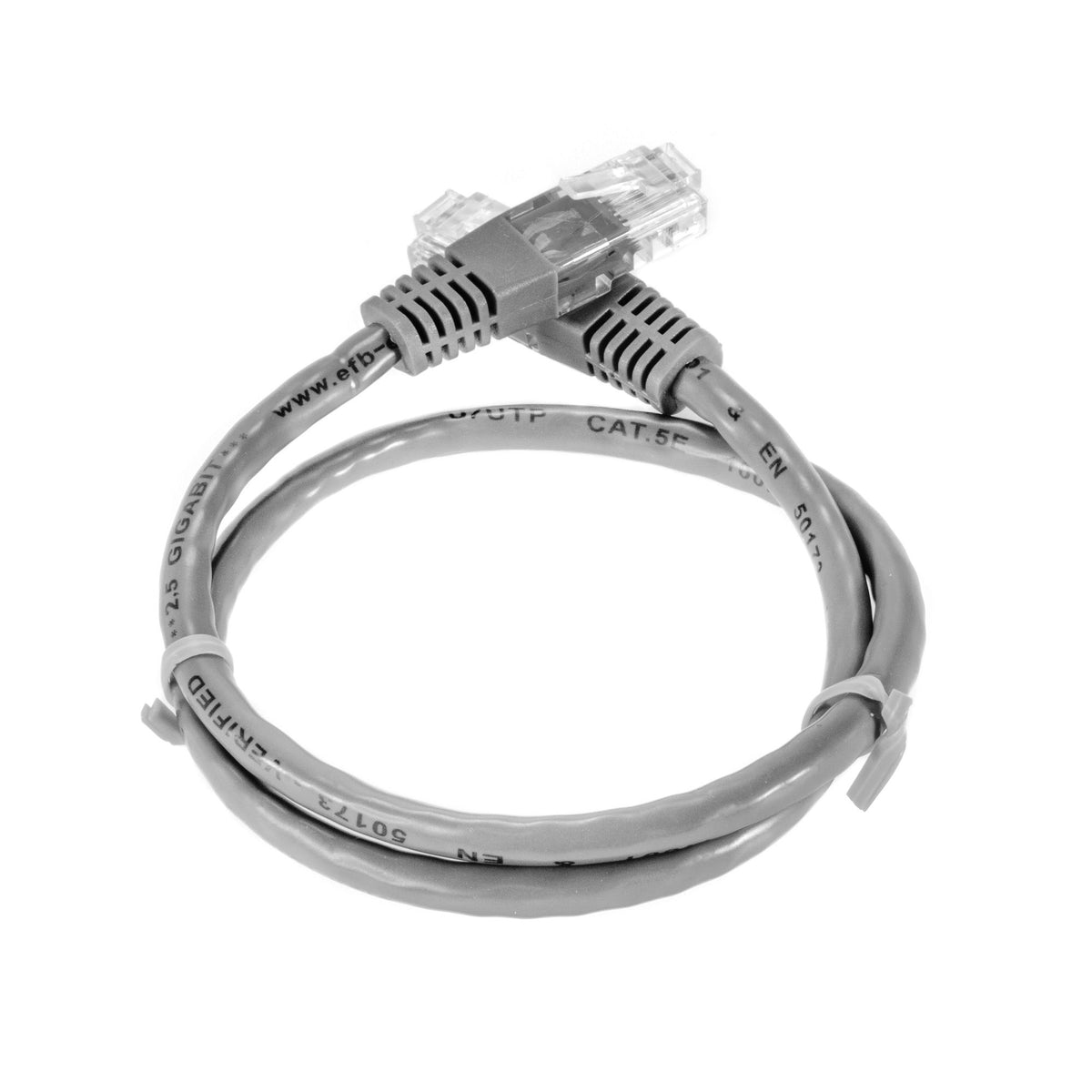 EFB-Elektronik Patch Cable Cat5e 0.5m gray K8456.0,5