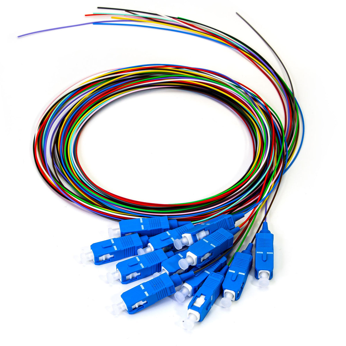 OEM Pigtail SC/UPC SM OS1 G657A 2m, 12 pcs PTSC9A2TL